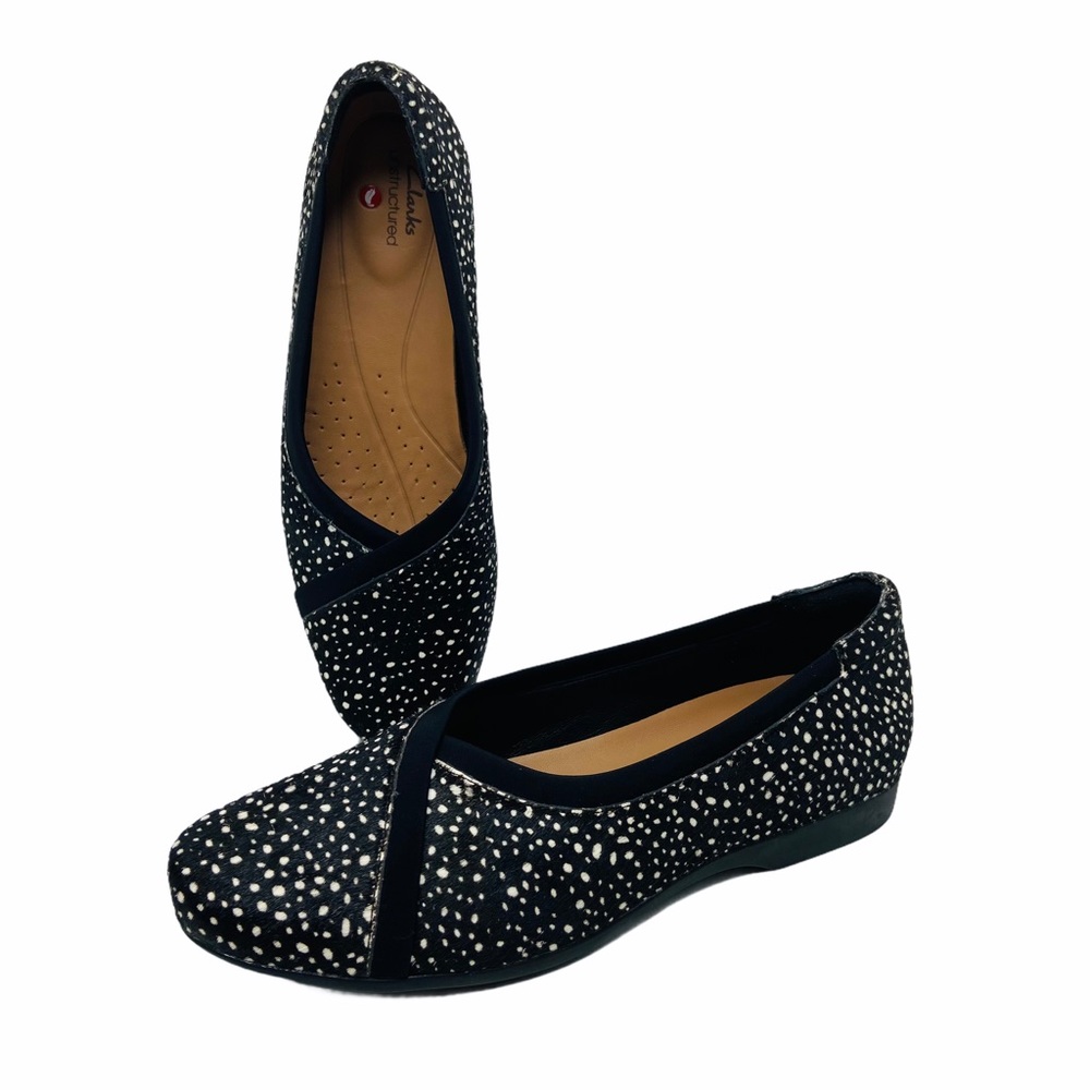 Clarks Un Darcey Ease 2 Ballet Flats Women 7 Black